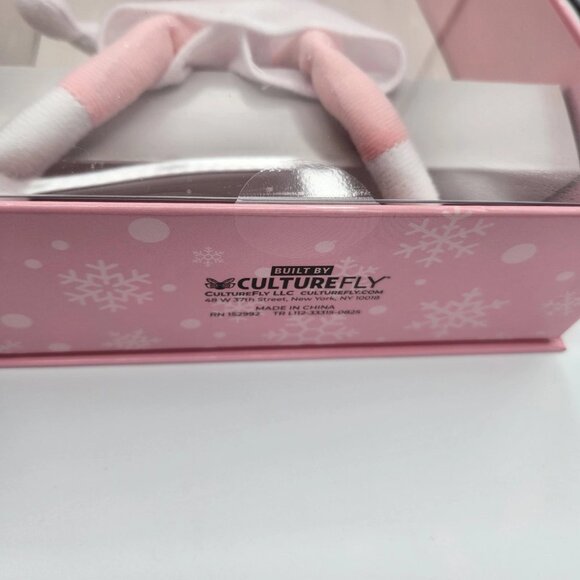 Martha Stewart 2025 Martha on The Mantel 10” Christmas Pink Plush Figurine Doll - Picture 4 of 5